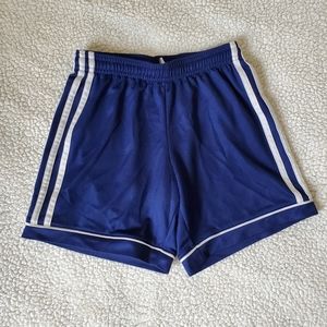 Blue Adidas Climalite shorts